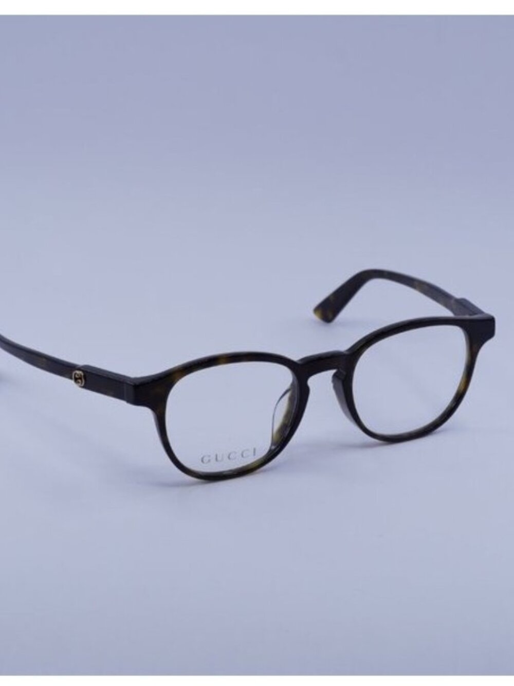 Gucci GG0556OJ 002 Eyeglasses Havana 47mm Square Frame